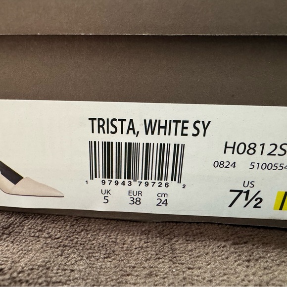 Franco Sarto Textured Tan Slingback Heels size 7.5 - Picture 12 of 12